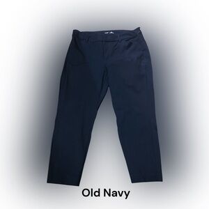 Old Navy Plus Size Pixie High Rise Blue Pants 18W